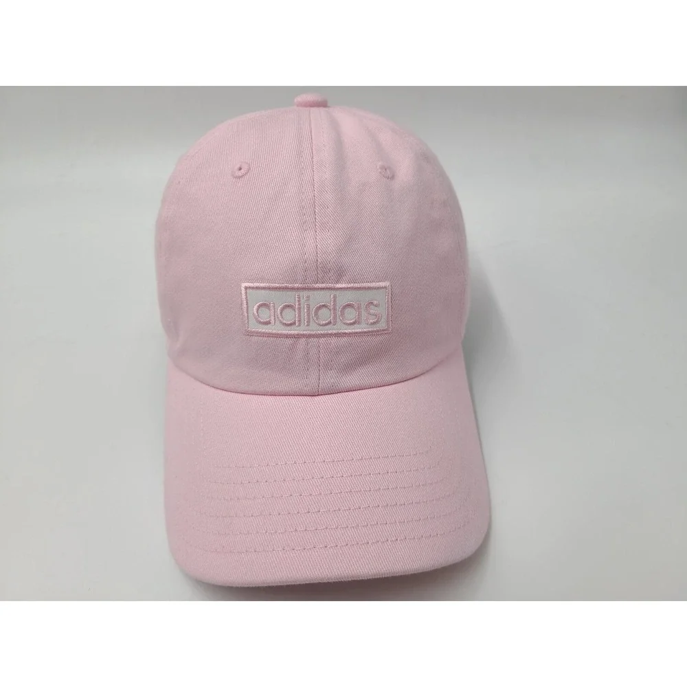 Women Adidas Aeroready Adjustable Hat Cap Baseball Golf Tennis Casual Pink White